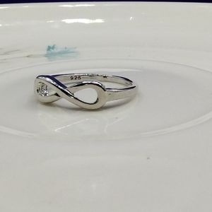 925 Infinity Symbol Ring